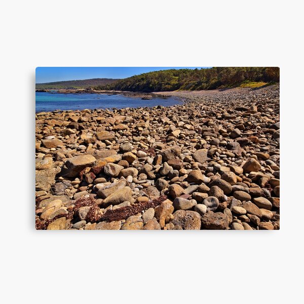 0102 Stony beach - Mimosa Rocks Canvas Print