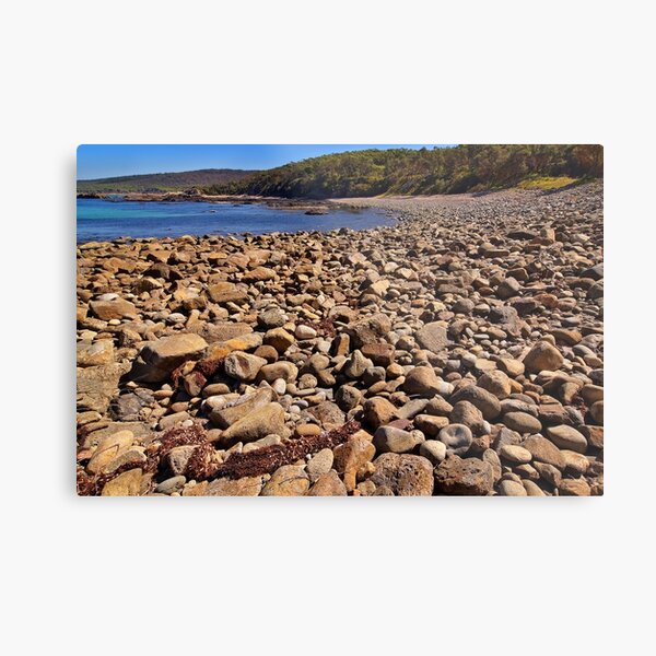 0102 Stony beach - Mimosa Rocks Metal Print
