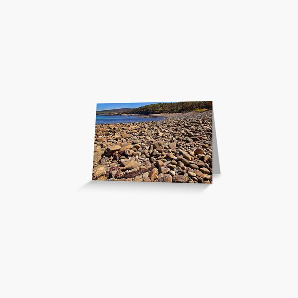 0102 Stony beach - Mimosa Rocks Greeting Card