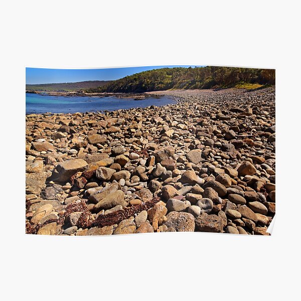 0102 Stony beach - Mimosa Rocks Poster