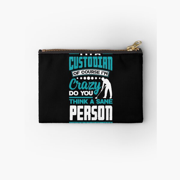 Item preview, School Custodian Janitor Funny Quote designed and sold by ShopTheStyle.