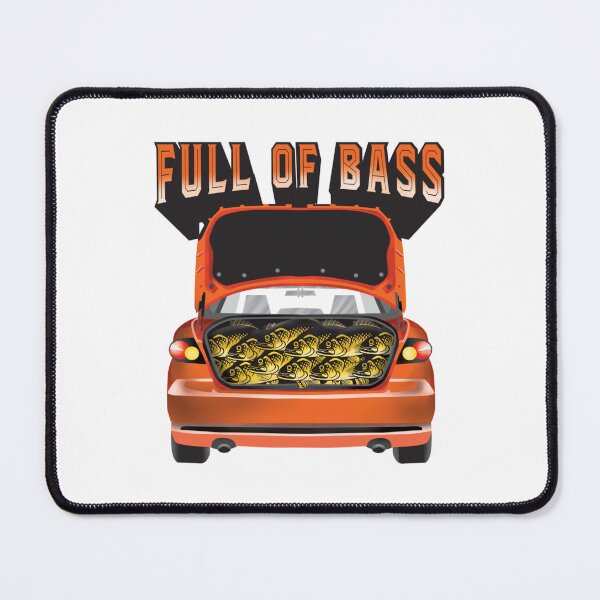Item preview, Full of Bass in The Subwoofer Car Trunk Funny Pun designed and sold by MatJudahbu.