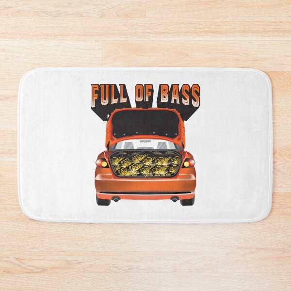 Item preview, Full of Bass in The Subwoofer Car Trunk Funny Pun    designed and sold by MatJudahbu.