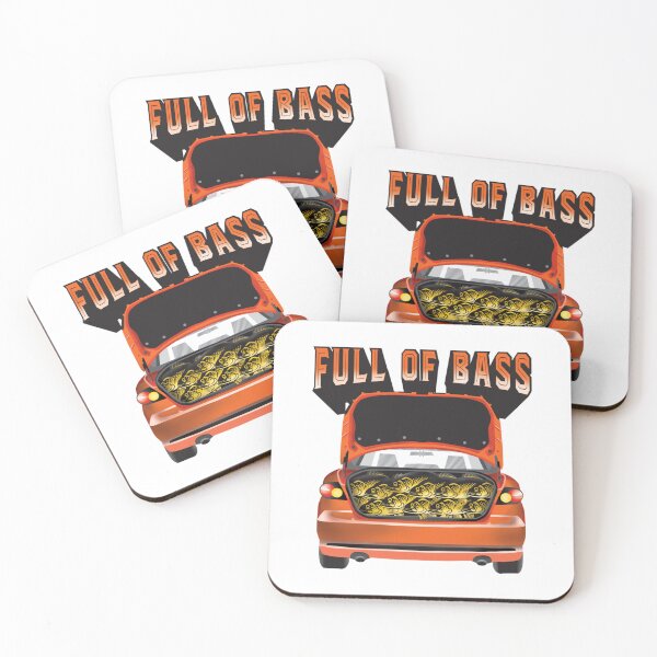 Item preview, Full of Bass in The Subwoofer Car Trunk Funny Pun    designed and sold by MatJudahbu.