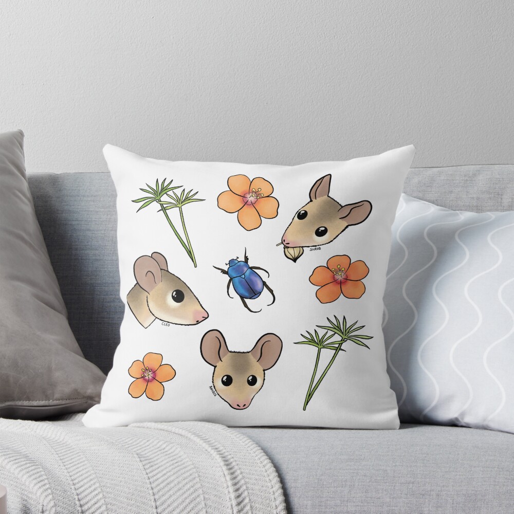 Item preview, Throw Pillow designed and sold by Ruedile.