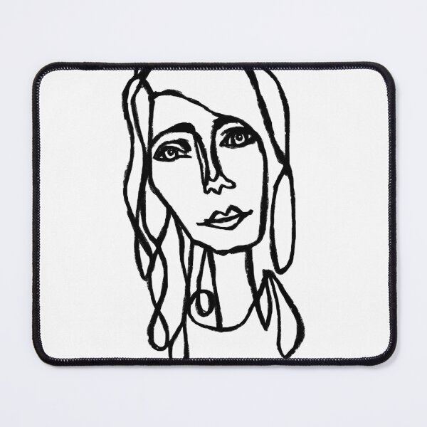 Item preview, Hand Drawn Kind Girl Portrait designed and sold by badlydrawnbabe.