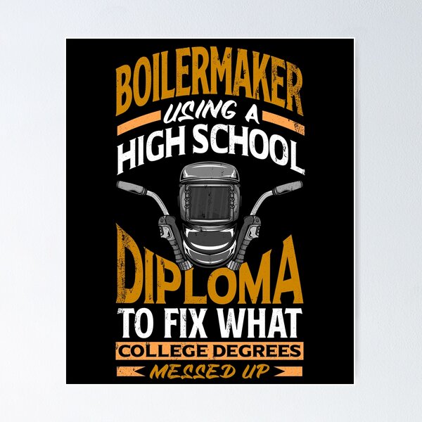 Item preview, Boilermaker Tradeperson Quote designed and sold by ShopTheStyle.