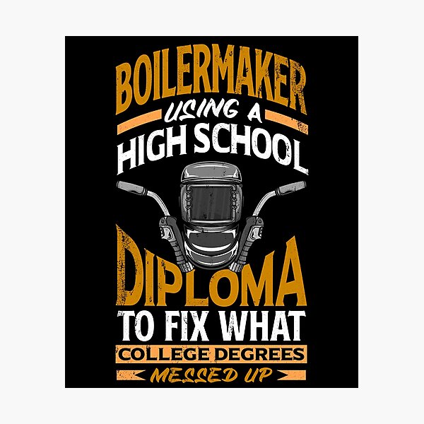 Item preview, Boilermaker Tradeperson Quote designed and sold by ShopTheStyle.