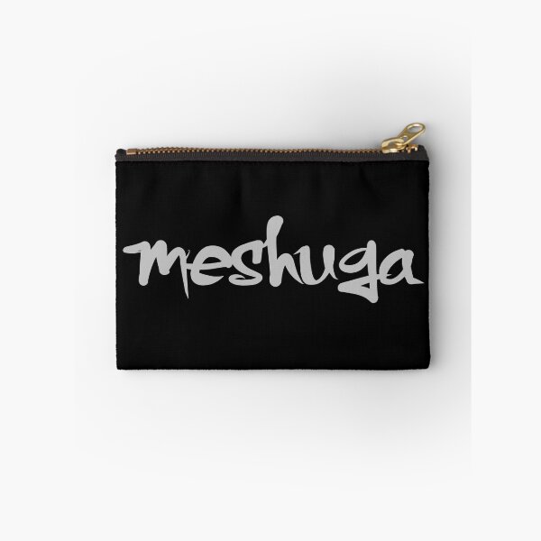 Item preview, Meshuga - Crazy - Yiddish Vocabulary - Silver designed and sold by JourneyCreative.