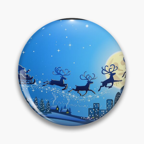 Item preview, Père Noël volant vers votre ville Masque designed and sold by SarahHenke12.