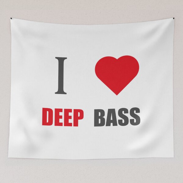 Item preview, I LOVE DEEP BASS (I LOVE T SHIRTS)   designed and sold by MatJudahbu.