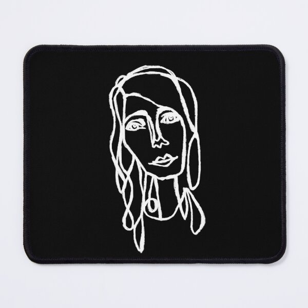 Item preview, Hand Drawn Kind Woman Portrait designed and sold by badlydrawnbabe.
