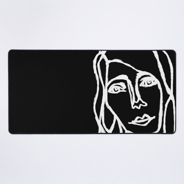 Item preview, Hand Drawn Kind Woman Portrait designed and sold by badlydrawnbabe.