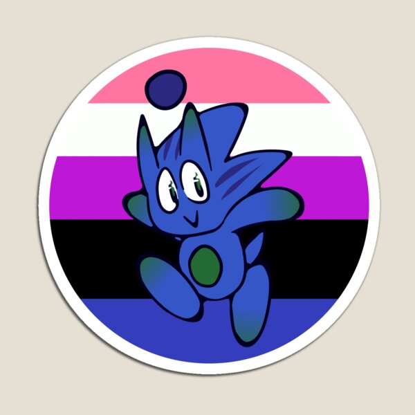 Item preview, gender fluid sonic chao designed and sold by RezFrosting.