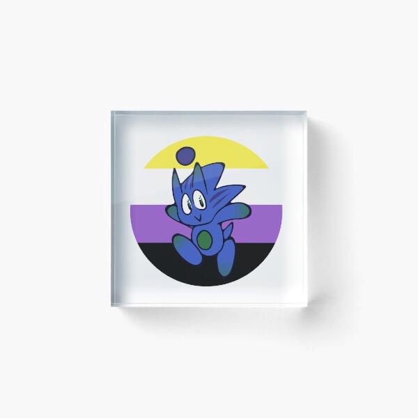 Artikelvorschau, nonbinary sonic chao entworfen und verkauft von RezFrosting.