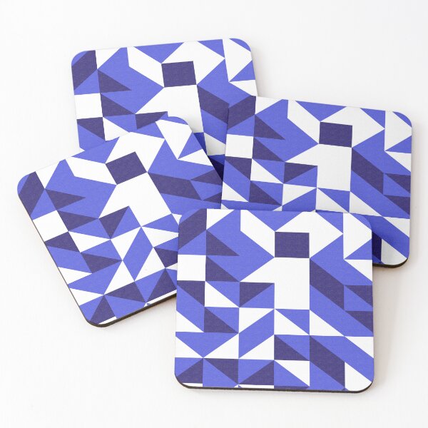 Item preview, Blue Checkered Triangle Pattern Graphic T-Shirt designed and sold by Uday24.
