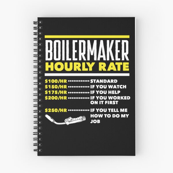 Item preview, Boilermaker Hourly Rate Funny designed and sold by ShopTheStyle.