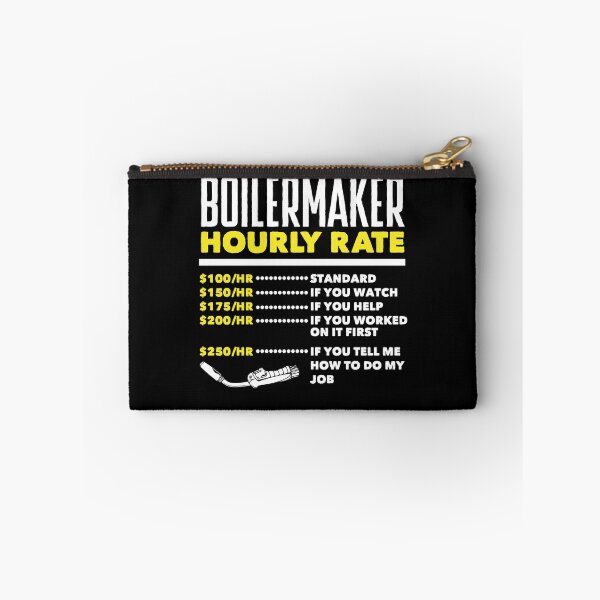 Item preview, Boilermaker Hourly Rate Funny designed and sold by ShopTheStyle.