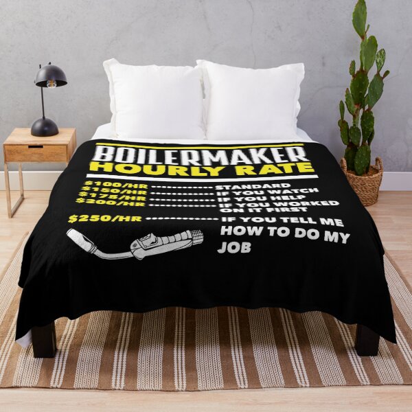 Item preview, Boilermaker Hourly Rate Funny designed and sold by ShopTheStyle.