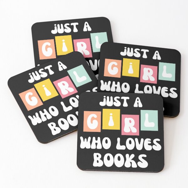 Item preview, Just a girl who loves books designed and sold by Tanya Mihe.