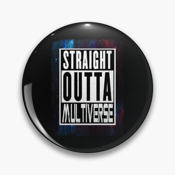 Item preview, Straight Outta Multiverse Design Sticker designed and sold by donnielnah.