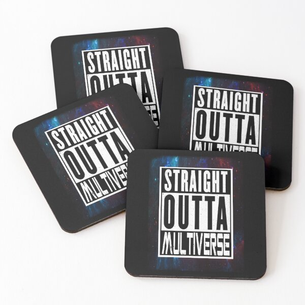 Item preview, Straight Outta Multiverse Design Sticker designed and sold by donnielnah.