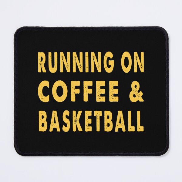 Item preview, Running On Coffee And Basketballshirtbasketball Loversgift Ideafordadwomencoffeedes designed and sold by ximenagene.
