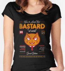 Avoid That Bastard at Work Magazine Women's Fitted Scoop T-Shirt