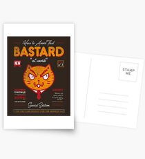 Avoid That Bastard at Work Magazine Postcards
