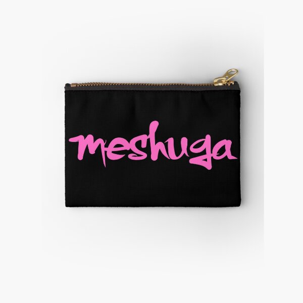 Item preview, Meshuga - Crazy - Yiddish Sayings - Pink designed and sold by JourneyCreative.