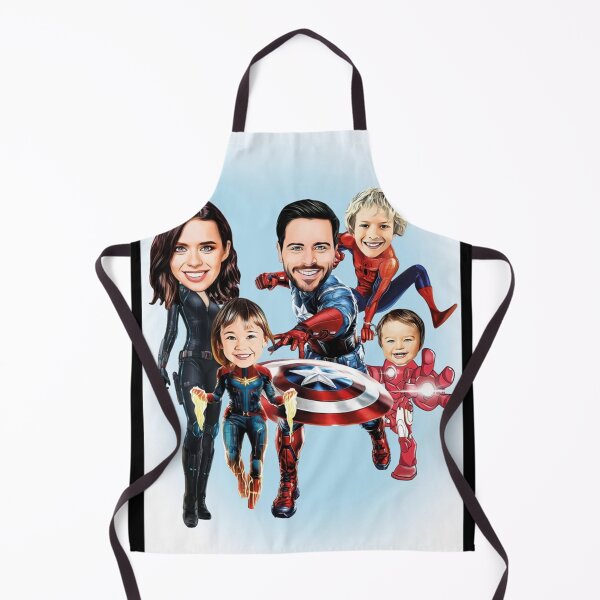 Item preview, Portrait de famille de super-héros Poster designed and sold by SarahHenke12.