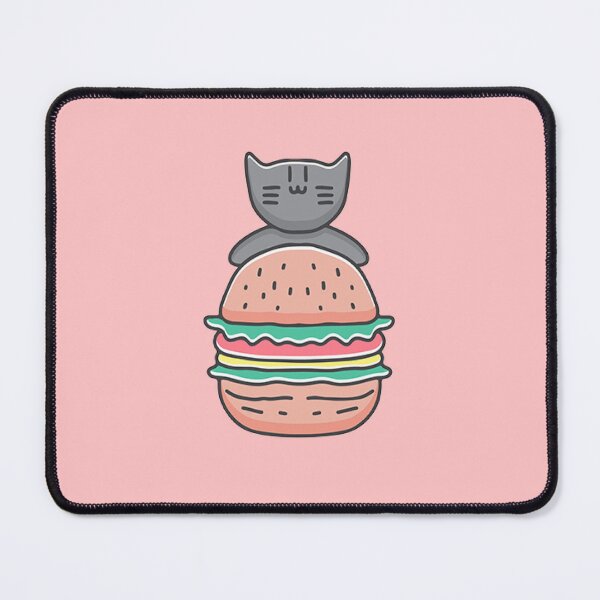Item preview, I Like Burger - Funny cat designed and sold by Yoko Meoko.