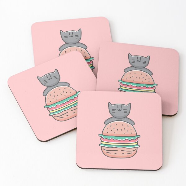 Item preview, I Like Burger - Funny cat designed and sold by Yoko Meoko.