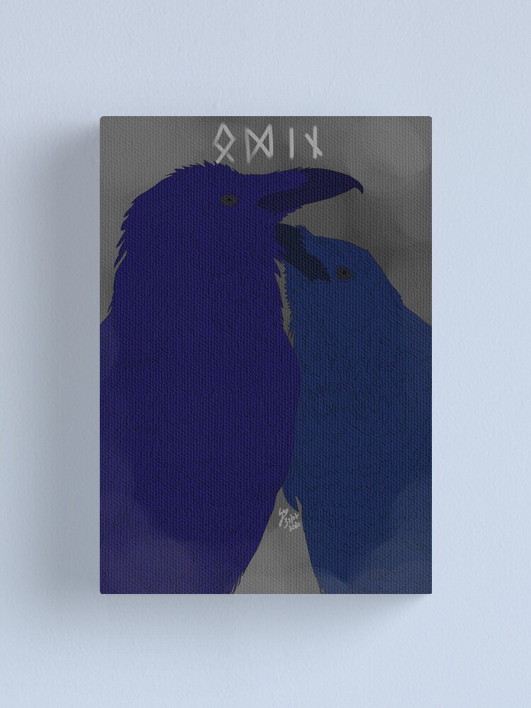 Imagen 1 de 3, Lienzo con la obra RAVEN, diseñada y vendida por Genatte.