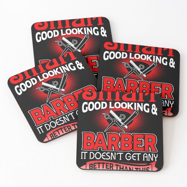 Item preview, Smart Good Looking Barber designed and sold by UnknownArtistt.