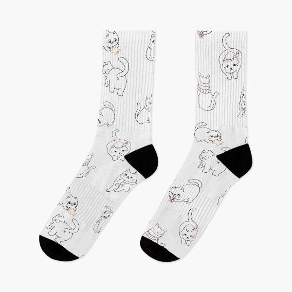 Item preview, Cute Black Cat Pattern designed and sold by tnwbank.
