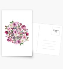 Bouquet of flower - wreath Postcards