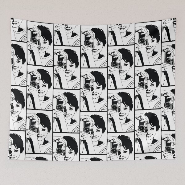 Item preview, Girl with a camera t-shirt designed and sold by shakmati.