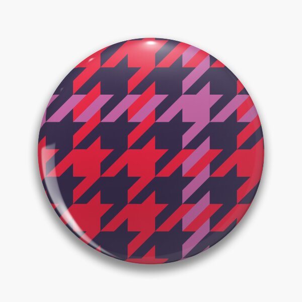 Item preview, Houndstooth - Red and Purple designed and sold by bunbun369.