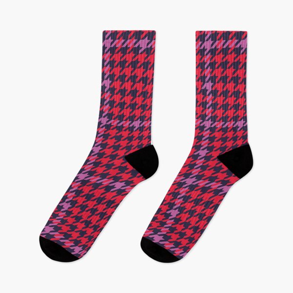 Artikelvorschau, Houndstooth - Red and Purple entworfen und verkauft von bunbun369.