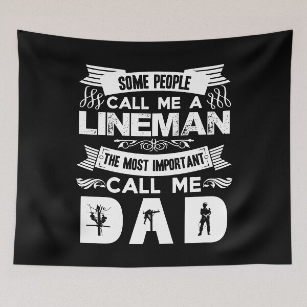 Item preview, I Am A Lineman Dad designed and sold by UnknownArtistt.