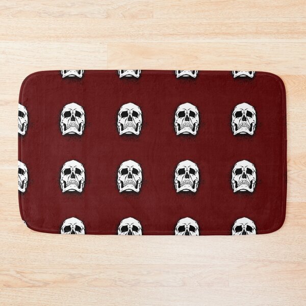 Item preview, Red with White Grunge Skull Skeleton Bones - Distressed Punk Rock Halloween designed and sold by srhosterman.