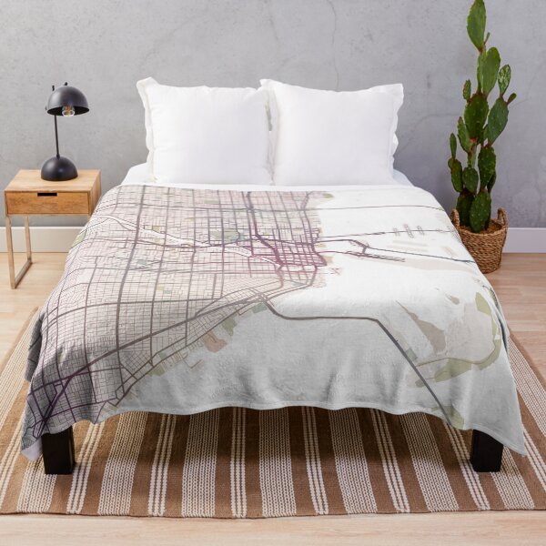 Item preview, Miami Map, Miami City, Florida USA City designed and sold by TheRedFinch.
