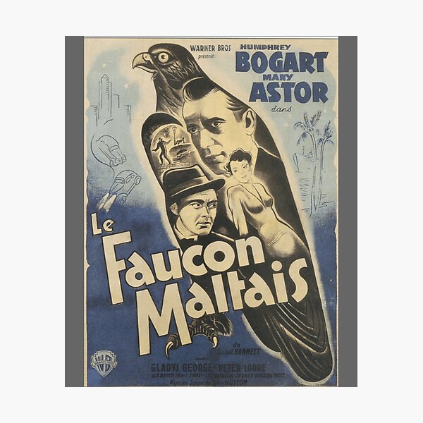 Item preview, Maltese Falcon - vintage french movie poster (Humphrey Bogart, Mary Astor) designed and sold by LukasAver.