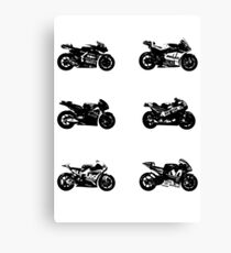 MotoGP 2017 Bikes Canvas Print