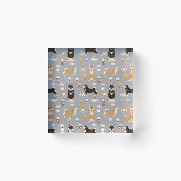 Item preview, Shiba Inu coffee dog breed pet friendly pet portrait coffees pattern dogs by PetFriendly designed and sold by PetFriendly.