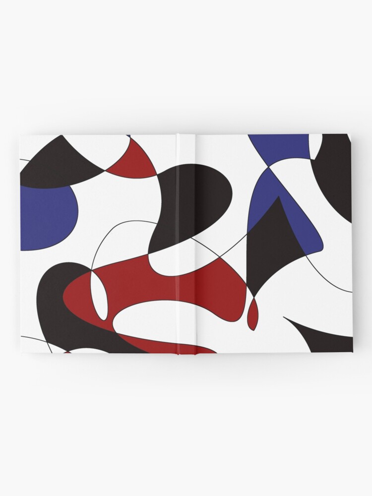 Alternative Ansicht von Dancing lines Notizbuch