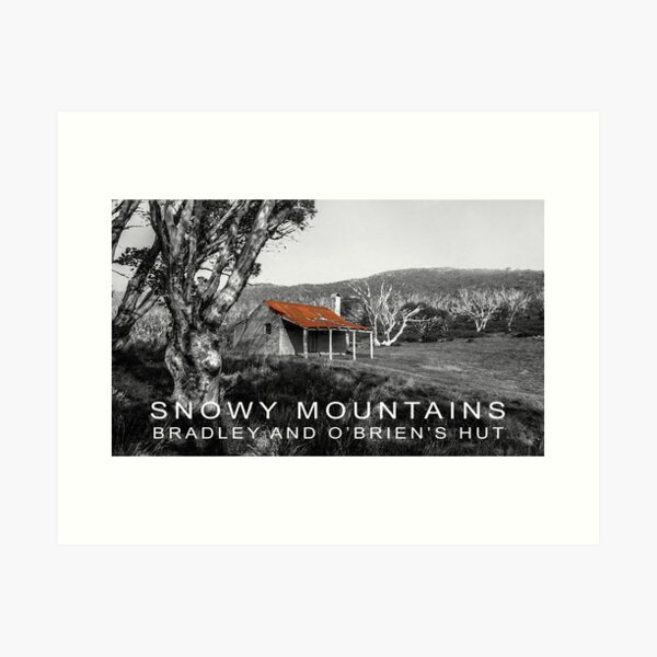 Item preview, Bradley and O'Briens Hut art, Snowy Mountains designed and sold by Twenty Twenty Visions.