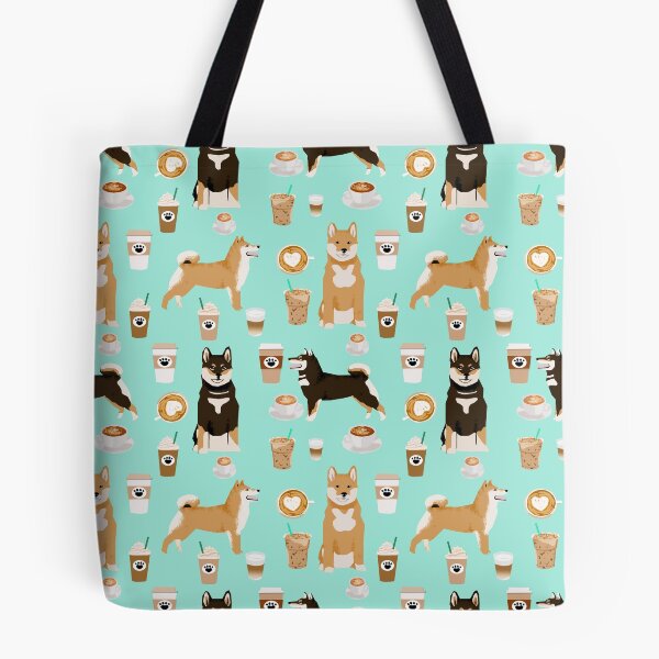 Item preview, Shiba Inu coffee dog breed pet friendly pet portrait coffees pattern dogs by PetFriendly designed and sold by PetFriendly.