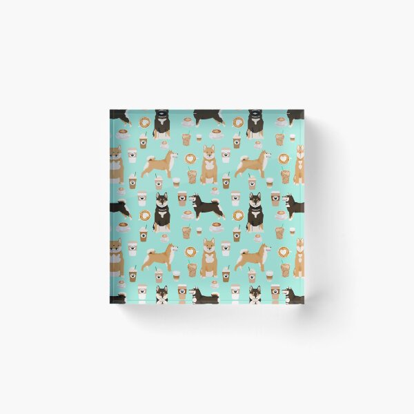Item preview, Shiba Inu coffee dog breed pet friendly pet portrait coffees pattern dogs by PetFriendly designed and sold by PetFriendly.